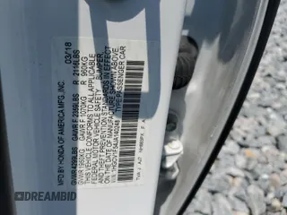 2018 Honda Accord EX-L z VIN 1HGCV1F54JA140248, wystawiony jako Copart lot #58179375 z przebiegiem 37 086 mil mil oraz Szkoda całkowita • Salvage title. Historia ofert i sprzedaży dostępna na DreamBid. Obrazek 13.