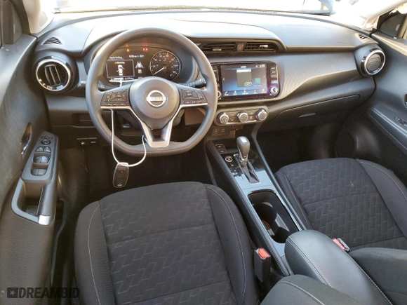 2024 Nissan Kicks SV with VIN 3N1CP5CV4RL533419, listed as a Copart auction lot 48212525 with 9,728 mi miles and Salvage Title. Bid and sale history available at carsss.com. Image 8.