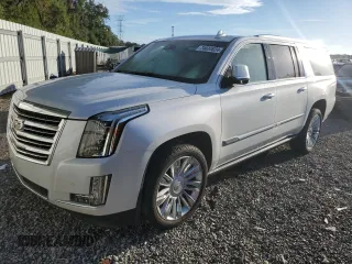 2016 Cadillac Escalade ESV Platinum z VIN 1GYS3KKJ1GR240210, wystawiony jako Copart lot #74034824 z przebiegiem Nie podano mil oraz Szkoda całkowita • Salvage title. Historia ofert i sprzedaży dostępna na DreamBid. Obrazek 1.