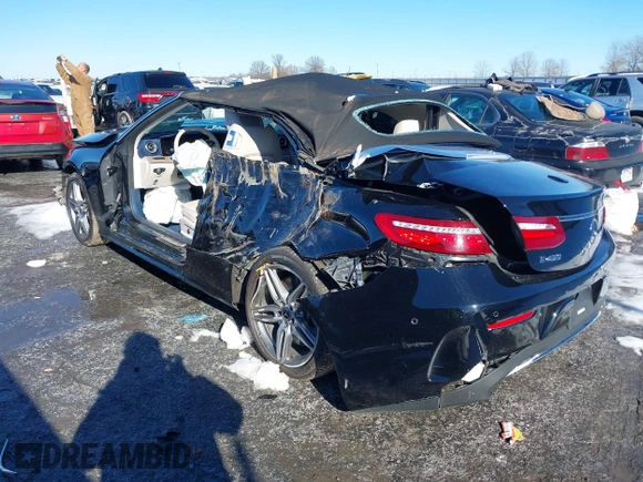 2020 Mercedes-Benz E-Class E 450 with VIN W1K1K6HB1LF142095, listed as a IAAI auction lot 41304127 with 37,678 mi miles. Bid and sale history available at carsss.com. Image 3.