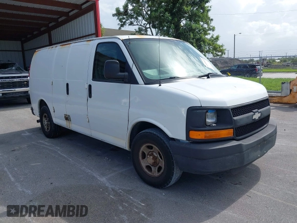 2006 Chevrolet Express Cargo with VIN 1GCFG15X161254451, listed as a IAAI auction lot 42454429 with 259,541 mi miles and . Bid and sale history available at DreamBid. Image 1.
