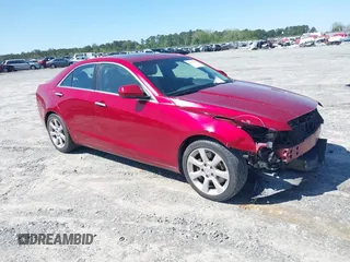 2014 Cadillac ATS Standard RWD with VIN 1G6AA5RX0E0182971, listed as a IAAI auction lot 41962216 with 135,977 mi miles and . Bid and sale history available at DreamBid. Image 1.
