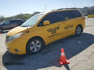 2015 Toyota Sienna LE AAS with VIN 5TDKK3DC9FS571386, listed as a Copart auction lot 52040875 with Not Provided miles and Salvage Title. Bid and sale history available at DreamBid. Image 1.