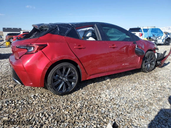 2023 Toyota Corolla Hatchback XSE with VIN JTNC4MBE0P3195152, listed as a Copart auction lot 49640575 with 32,033 mi miles and Salvage Title. Bid and sale history available at carsss.com. Image 3.
