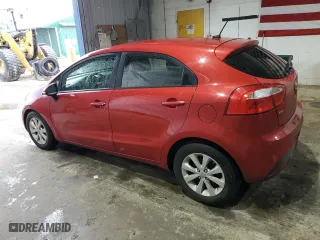 2014 Kia Rio SX with VIN KNADN5A38E6406165, listed as a Copart auction lot 53426755 with 94,374 mi miles and Clean Title. Bid and sale history available at carsss.com. Image 2.
