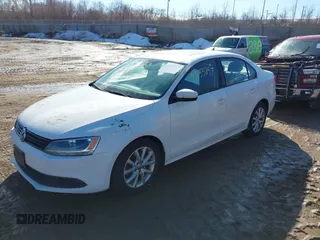 2012 Volkswagen Jetta Sedan SE w/Convenience PZEV with VIN 3VWDP7AJ3CM356826, listed as a IAAI auction lot 41655857 with 163,216 mi miles. Bid and sale history available at carsss.com. Image 2.