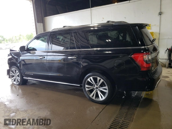 2021 Ford Expedition Max Platinum with VIN 1FMJK1MT1MEA84830, listed as a Copart auction lot 56530065 with 48,330 mi miles and Salvage title. Bid and sale history available at DreamBid. Image 2.