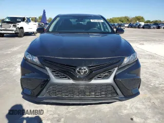 2021 Toyota Camry SE Nightshade with VIN 4T1G11AK6MU583802, listed as a Copart auction lot 79414024 with 6,827 mi miles and Salvage Title. Bid and sale history available at DreamBid. Image 5.