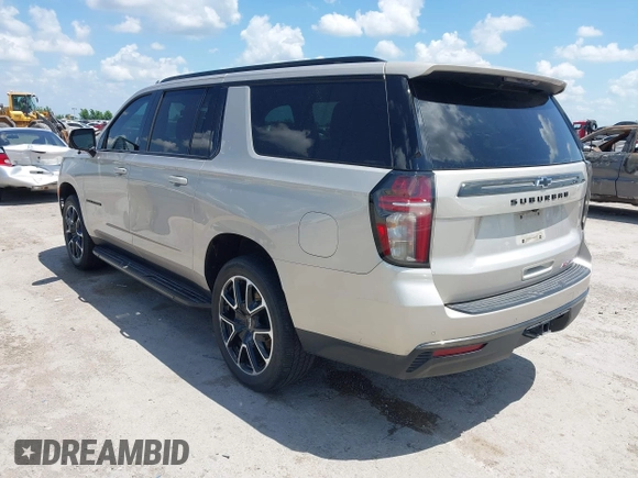 2022 Chevrolet Suburban RST with VIN 1GNSCEKD9NR230711, listed as a IAAI auction lot 42086329 with 115,792 mi miles and . Bid and sale history available at DreamBid. Image 3.