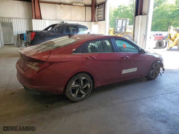 2021 Hyundai Elantra SEL with VIN KMHLN4AG1MU180942, listed as a Copart auction lot 51928415 with 110,269 mi miles and Salvage Title. Bid and sale history available at carsss.com. Image 3.
