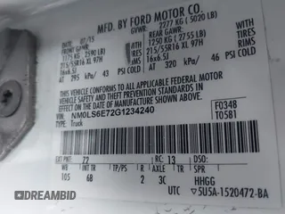 2016 Ford Transit Connect XL с VIN NM0LS6E72G1234240, выставлен на аукционе IAAI как лот 41443426 с пробегом 329 882 миль миль и . История ставок и продаж доступна на DreamBid. Изображение 9.