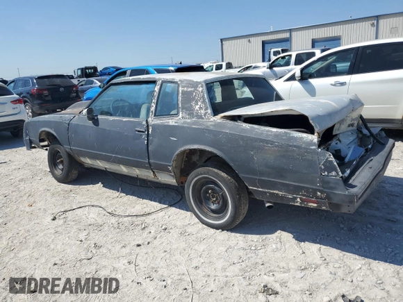1981 Chevrolet Monte Carlo с VIN 1G1AZ37J9BR436623, выставлен на аукционе Copart как лот 67867244 с пробегом Не указан миль и Списание • Salvage title. История ставок и продаж доступна на DreamBid. Изображение 2.