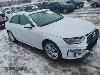 2021 Audi A4 S line Premium with VIN WAUDAAF47MN005894, listed as a IAAI auction lot 41546317 with 16,710 mi miles and . Bid and sale history available at DreamBid. Image 1.