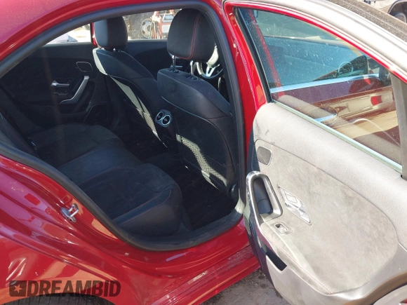 2021 Mercedes-Benz A 220 with VIN W1K3G4FBXMJ320036, listed as a IAAI auction lot 41385516 with 24,380 mi miles and . Bid and sale history available at DreamBid. Image 8.