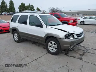 2003 Mazda Tribute ES with VIN 4F2CZ06163KM25315, listed as a IAAI auction lot 41567537 with 105,529 mi miles. Bid and sale history available at carsss.com. Image 1.