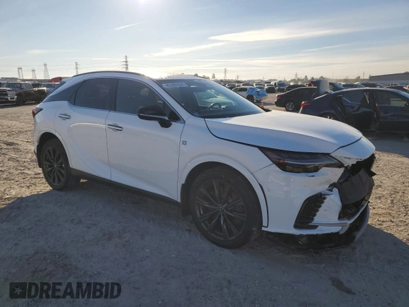 2024 Lexus RX with VIN 2T2BAMCA0RC059081, listed as a Copart auction lot 83385244 with 5,637 mi miles and Salvage Title. Bid and sale history available at carsss.com. Image 4.