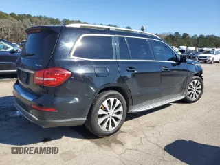 2017 Mercedes-Benz GLS 450 with VIN 4JGDF6EE3HA883469, listed as a Copart auction lot 46098445 with 136,804 mi miles and Salvage Title. Bid and sale history available at DreamBid. Image 3.