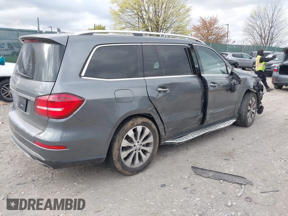 2017 Mercedes-Benz GLS 450 z VIN 4JGDF6EE3HA868406, wystawiony jako IAAI lot #42046056 z przebiegiem 106 655 mil mil oraz . Historia ofert i sprzedaży dostępna na DreamBid. Obrazek 4.
