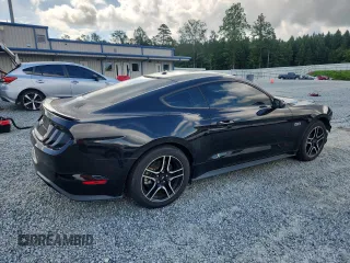 2019 Ford Mustang GT with VIN 1FA6P8CF1K5111835, listed as a Copart auction lot 65115505 with 89,899 mi miles and Salvage title. Bid and sale history available at DreamBid. Image 3.