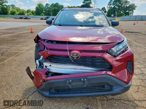 2019 Toyota RAV4 LE with VIN JTMH1RFV0KD517317, listed as a Copart auction lot 60217455 with 57,860 mi miles and Salvage title. Bid and sale history available at DreamBid. Image 5.