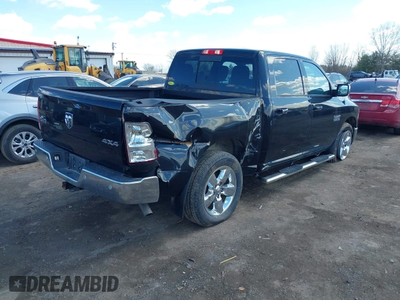 2018 Ram 1500 Big Horn with VIN 3C6RR7LG7JG203096, listed as a IAAI auction lot 41796056 with 110,205 mi miles. Bid and sale history available at carsss.com. Image 4.