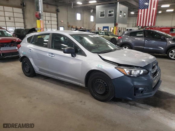 2018 Subaru Impreza with VIN 4S3GTAA67J1714699, listed as a Copart auction lot 72746714 with 73,165 mi miles and Salvage Title. Bid and sale history available at carsss.com. Image 4.