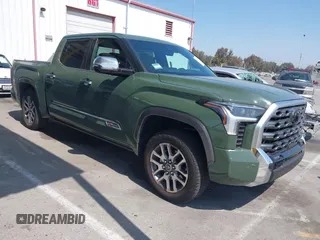 2023 Toyota Tundra 1794 Edition with VIN 5TFMA5DB7PX113095, listed as a IAAI auction lot 42397473 with 34,835 mi miles and . Bid and sale history available at DreamBid. Image 1.