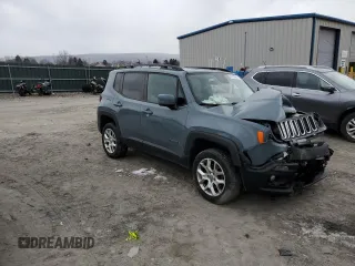 2017 Jeep Renegade Latitude z VIN ZACCJBBB2HPF77395, wystawiony jako Copart lot #46134285 z przebiegiem 104 757 mil mil oraz Szkoda całkowita • Salvage title. Historia ofert i sprzedaży dostępna na DreamBid. Obrazek 4.