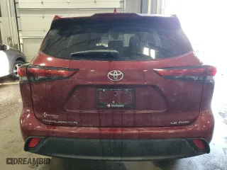 2021 Toyota Highlander L with VIN 5TDBZRBH5MS061885, listed as a Copart auction lot 45164335 with 98,146 mi miles and Salvage Title. Bid and sale history available at carsss.com. Image 6.
