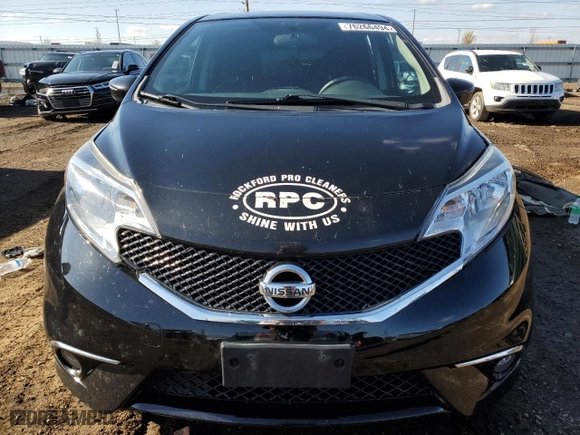 2015 Nissan Versa Note SR with VIN 3N1CE2CP6FL364750, listed as a Copart auction lot 76266494 with 210,145 mi miles and Salvage Title. Bid and sale history available at carsss.com. Image 5.