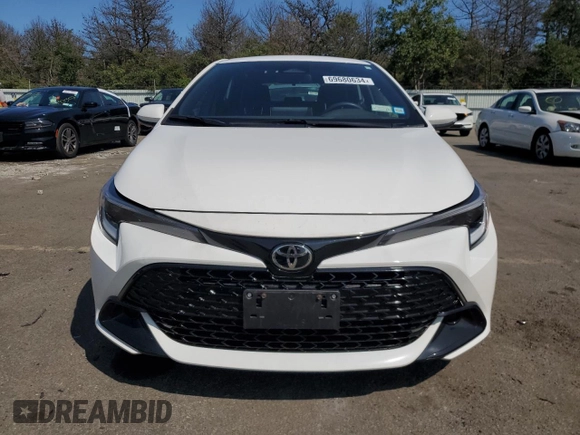 2023 Toyota Corolla Hatchback SE with VIN JTND4MBE5P3197113, listed as a Copart auction lot 69680634 with 49,112 mi miles and Salvage Title. Bid and sale history available at carsss.com. Image 5.