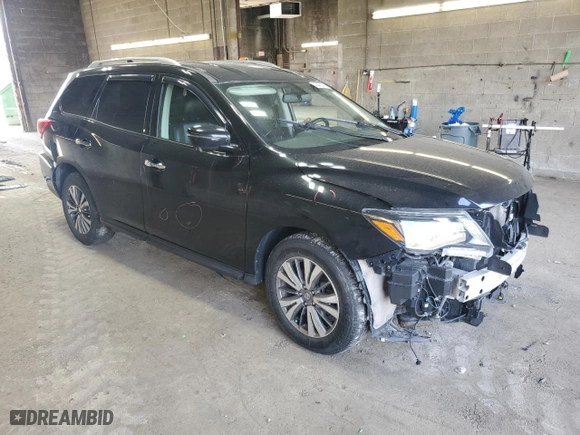 2019 Nissan Pathfinder S with VIN 5N1DR2MM6KC612474, listed as a Copart auction lot 48480395 with 100,129 mi miles and Salvage Title. Bid and sale history available at carsss.com. Image 4.
