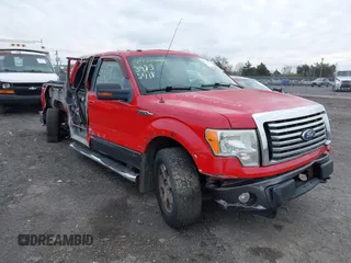 2010 Ford F-150 XL with VIN 1FTFW1EV0AFB20057, listed as a IAAI auction lot 41162093 with 201,655 mi miles. Bid and sale history available at carsss.com. Image 1.