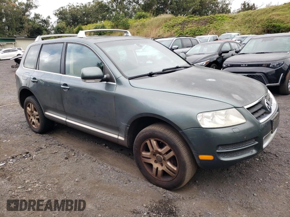 2006 Volkswagen Touareg 4.2L V8 z VIN WVGZM77L16D049631, wystawiony jako Copart lot #84882844 z przebiegiem Nie podano mil oraz Szkoda całkowita • Salvage title. Historia ofert i sprzedaży dostępna na DreamBid. Obrazek 4.