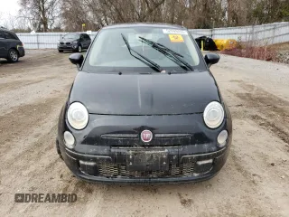 2013 FIAT 500 Pop with VIN 3C3CFFARXDT542148, listed as a Copart auction lot 52289095 with 0 mi miles and Non Repairable. Bid and sale history available at carsss.com. Image 5.