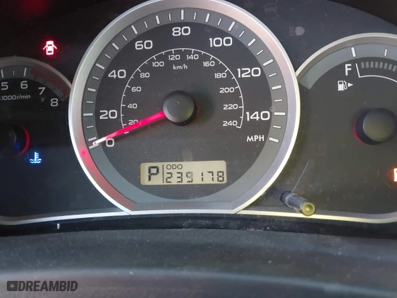 2010 Subaru Impreza Wagon i with VIN JF1GH6A66AH820718, listed as a IAAI auction lot 41971629 with 239,178 mi miles. Bid and sale history available at carsss.com. Image 7.