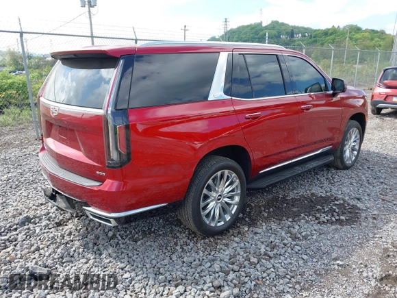 2021 Cadillac Escalade Premium Luxury z VIN 1GYS4BKL6MR453583, wystawiony jako IAAI lot #42129264 z przebiegiem 11 322 mil mil oraz . Historia ofert i sprzedaży dostępna na DreamBid. Obrazek 4.