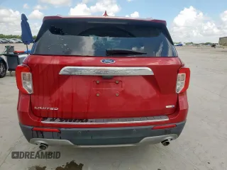 2020 Ford Explorer Limited z VIN 1FMSK8FH2LGD03528, wystawiony jako Copart lot #62380955 z przebiegiem 53 991 mil mil oraz Szkoda całkowita • Salvage title. Historia ofert i sprzedaży dostępna na DreamBid. Obrazek 6.
