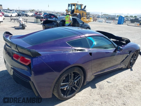 2017 Chevrolet Corvette 1LT with VIN 1G1YB2D79H5123853, listed as a IAAI auction lot 42311996 with 66,812 mi miles and . Bid and sale history available at DreamBid. Image 4.