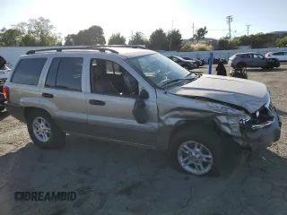 2003 Jeep Grand Cherokee with VIN 1J8GW48N43C593488, listed as a Copart auction lot 60466805 with 70,882 mi miles and Salvage title. Bid and sale history available at DreamBid. Image 4.