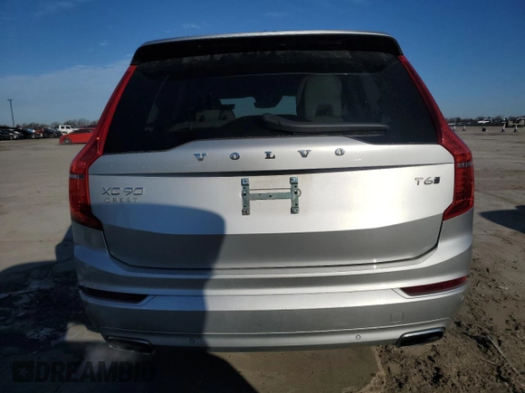 2020 Volvo XC90 Momentum with VIN YV4A221KXL1568925, listed as a Copart auction lot 45366285 with 74,840 mi miles and Salvage Title. Bid and sale history available at DreamBid. Image 6.