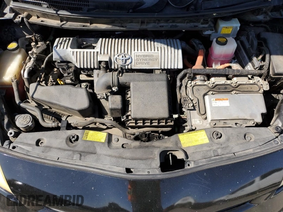2012 Toyota Prius One with VIN JTDKN3DU6C1517021, listed as a Copart auction lot 55260195 with 183,467 mi miles and Clean Title. Bid and sale history available at DreamBid. Image 11.