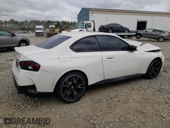 2022 BMW 2 Series M240i xDrive with VIN 3MW53CM06N8C78548, listed as a Copart auction lot 72563094 with 30,129 mi miles and Salvage Title. Bid and sale history available at carsss.com. Image 3.