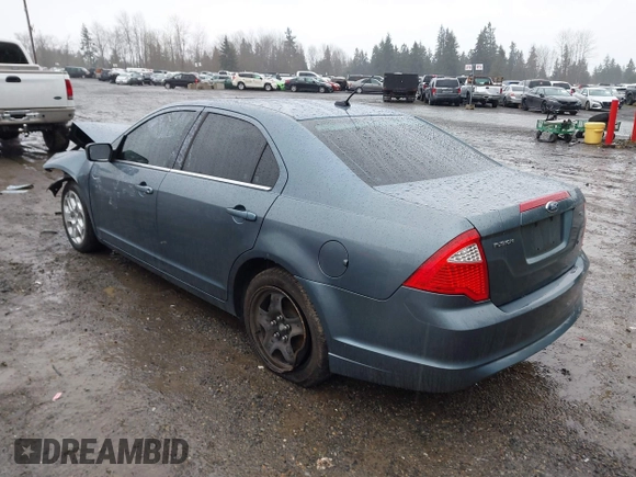 2011 Ford Fusion SE with VIN 3FAHP0HA2BR343753, listed as a IAAI auction lot 41659205 with 110,822 mi miles. Bid and sale history available at carsss.com. Image 3.