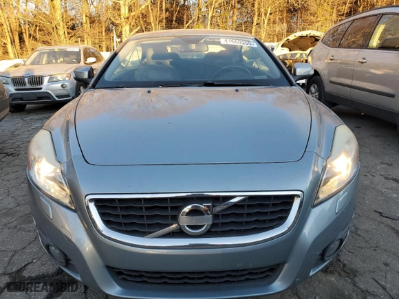2012 Volvo C70 T5 with VIN YV1672MC5CJ127874, listed as a Copart auction lot 41660355 with 155,063 mi miles and Salvage Title. Bid and sale history available at carsss.com. Image 5.