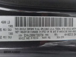 2019 Jeep Compass Latitude with VIN 3C4NJDBB6KT593734, listed as a IAAI auction lot 40871646 with 84,197 mi miles and . Bid and sale history available at DreamBid. Image 9.