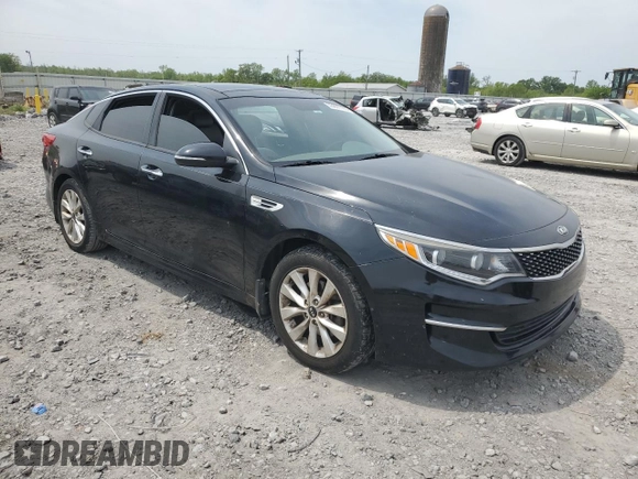 2016 Kia Optima EX with VIN 5XXGU4L36GG074645, listed as a Copart auction lot 53201155 with 126,111 mi miles and Salvage Title. Bid and sale history available at carsss.com. Image 4.