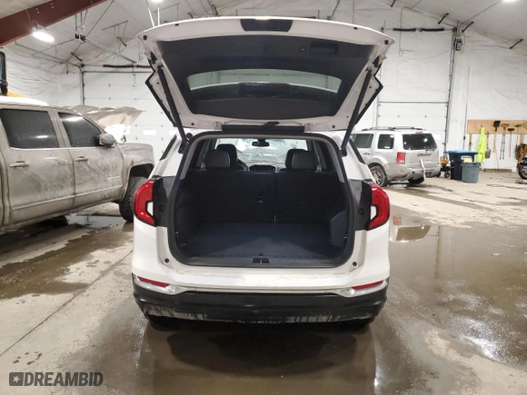 2022 GMC Terrain SLT with VIN 3GKALVEV8NL112945, listed as a Copart auction lot 88699585 with 55,137 mi miles and Salvage Title. Bid and sale history available at carsss.com. Image 6.