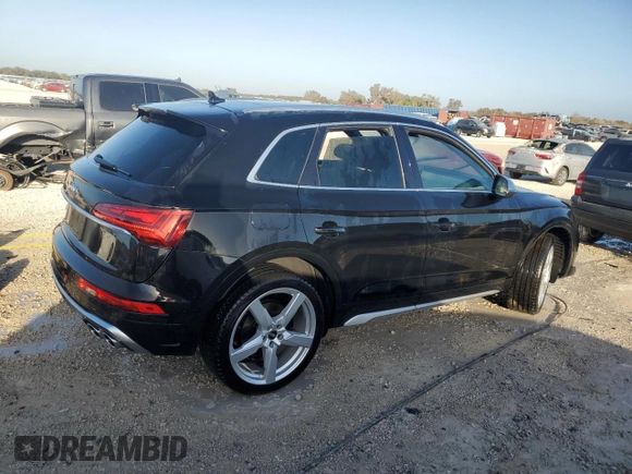 2021 Audi SQ5 Premium Plus with VIN WA1A4AFY5M2068939, listed as a Copart auction lot 77340614 with 0 mi miles and Non Repairable. Bid and sale history available at carsss.com. Image 3.