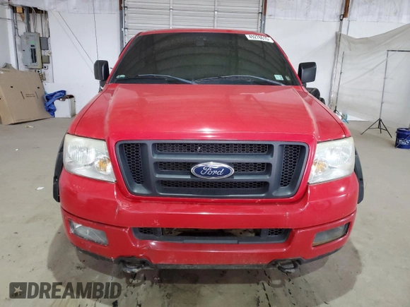 2005 Ford F-150 XL with VIN 1FTRF14W35NC11195, listed as a Copart auction lot 49278615 with 0 mi miles and Salvage Title. Bid and sale history available at carsss.com. Image 5.